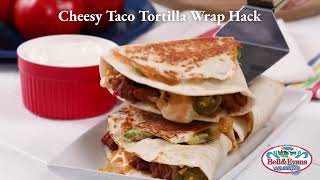 Chicken Taco Tortilla Wrap Hack [upl. by Gretna]