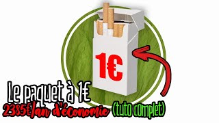 🚬 Le paquet de cigarette à 1€ au lieu de 10€ sans additif [upl. by Boonie93]