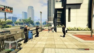 GTA 5  Martin Madrazos Gang VS The VESPUCCI POLICE STATION GTA 5 Funny Moments [upl. by Mara]