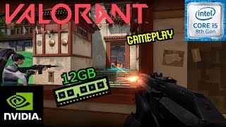 VALORANT Gameplay on i58250U 12Gb Ram NVIDIA GeForce 940MX [upl. by Oriana]