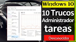 10 Trucos del Administrador de tareas  Windows 10 Desconocidos [upl. by Adnomar191]