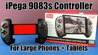 iPega 9083s  Retractable Bluetooth Controller  For Large Phones  Tablets Review [upl. by Namso584]