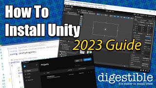 How to Install Unity  2023 Beginners Guide [upl. by Janice711]