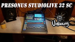 Presonus StudioLive 32 SC Unboxing amp First Impressions  Digital mixer [upl. by Corabelle449]