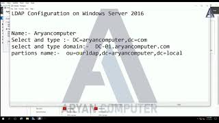 How to Setup Configuration LDAP on Windows Server 2019LDAP Configuration on Windows Server 2019 [upl. by Ttocs]