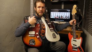 SQUIER JAGUAR JAZZMASTER MUSTANG COMPARISON [upl. by Maddi]