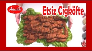 Etsiz Cigkofte  En kolay pratik etsiz cigköfte Tarifi  Azide Hobi [upl. by Nerak]