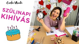 5 perces szülinapi DIY kihívás 🥳🥳🥳 [upl. by Sandler]