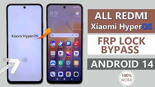 REDMI XIAOMI HYPEROS  ANDROID 14 BYPASS GOOGLE ACCOUNT FRP LOCK XIAOMI HYPEROS FRP BYPASS 2024 [upl. by Zerdna]