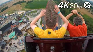 NO COPYRIGHT Zadra Energylandia Backseat 4K 60fps POV [upl. by Salokcin]