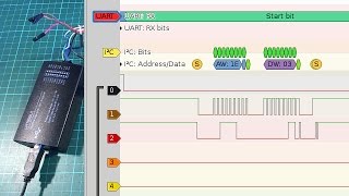 Cheap logic analyzer  Sigrok pulseview  timesaver LHT00SU1 [upl. by Yetsirhc]