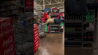 WATCH Customers shocked as magician floats down grocery store aisles shorts [upl. by Damon]