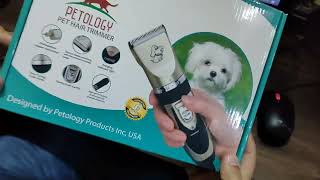 Petology Professional Automatic Rechargeable Pet Hair Trimmer with Extra Battery for Dogs [upl. by Aisetal]