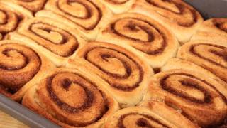 Homemade Cinnamon Rolls Recipe  Laura Vitale  Laura in the Kitchen Episode 300 [upl. by Llerahs438]