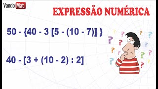 EXPRESSÃO NUMÉRICA  REGRAS E COMO RESOLVER matematica encceja expressaonumerica [upl. by Stearns]