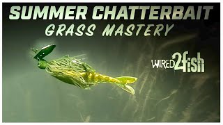 ChatterBait Fishing Grass Howells Summer Technique [upl. by Eelamme]