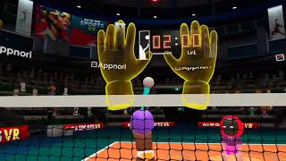 PCVR AllInOne Sports VR  Volleyball Gameplay [upl. by Mirak]