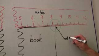 Math Equations Fractions amp Problem Solving  Reading a Ruler Measurement [upl. by Seldun35]