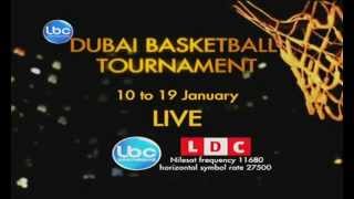 International Dubai BasketBall Championship 2013 on LBCI amp LDC [upl. by Llehsim]