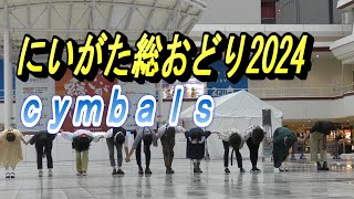 【新潟イベント】にいがた総おどり2024にいがた総おどり 万代新潟県新潟総踊りダンス＃万代シティ＃シーキューブ未来広場 [upl. by Ezarra]