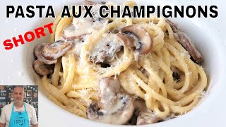 tagliatelles aux champignons à la crème [upl. by Nolat]