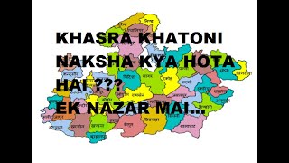 KHASRA  KHATONI  TAHSIL  PATWARI  RI  Nazri Naksha MPLRC  Land Revenue Code  Property [upl. by Burnley14]