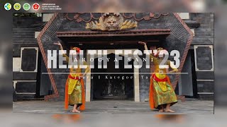 Juara I Kategori Tari  HEALTH FEST 23  AROGYA SANI  Tari Sekar Rinonce  Kep Blora T2C [upl. by Sarid]