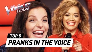 Superstars PRANK The Voice coaches with unexpected Audition [upl. by Naol]