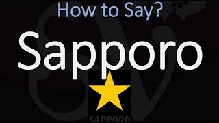 How to Pronounce Sapporo CORRECTLY Japanese Beer Pronunciation [upl. by Sheffy]