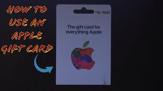 How To Use An Apple Gift Card For iPhone or iPad [upl. by Ecirtnas]