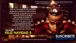 Feliz Navidad 5 Arcangel Tiradera pa wisin 2013 Letra [upl. by Ty]