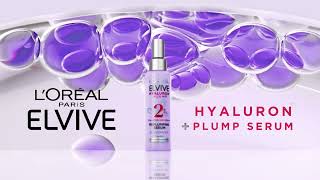 Elvive Hyaluron  Plump A Serum For Your Hair [upl. by Elicec]