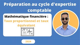 Mathématique financière  Taux équivalant et taux proportionnel [upl. by Genie]