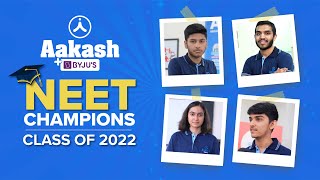 NEET 2022 Toppers  Meet Aakash BYJUS NEET Rankers  Class of 2022 [upl. by Nolyd]