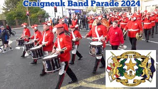 Craigneuk Band Parade  Wishaw 2024 [upl. by Larentia]