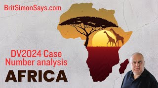 DV Lottery Greencard  DV2024 Africa CEAC data analysis and predictions [upl. by Kcirtapnhoj763]