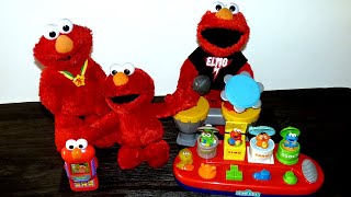 Sesame street toys collectionSinging moving Elmo toys Cookie monster [upl. by Tripp]