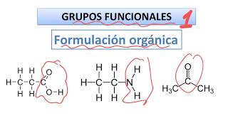 Grupos funcionales 1 Repaso Formulación Orgánica [upl. by Nossyla]