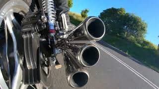 Honda CBX 1000 6 into 6 Exhaust sound [upl. by Ytisahcal]