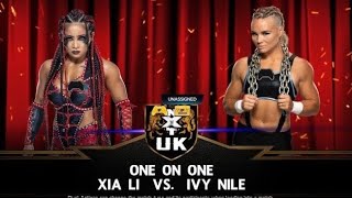 Xia Li v Ivy Nile  NXT UK [upl. by Coit]