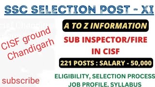 SSC CISF sub inspector fire physical standard testsub inspector fire PST [upl. by Noemi]