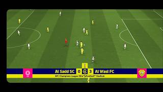 AL WASL vs AL SADD  AFC CHAMPIONS LEAGUE 202425 [upl. by Anglim]