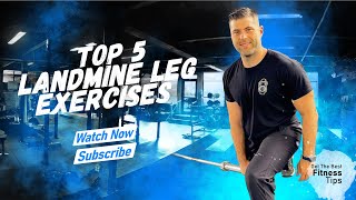 How To Top 5 Landmine Leg Exercises  Have You Tried These [upl. by Trici]