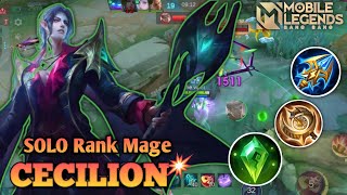 Solo rank mage in mlbb  best mage to support your team mobilelegends  mobile legend gameplay [upl. by Neicul824]