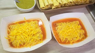 Chicos Tacos al estilo de Sandy flautas ahogadas [upl. by Kin]