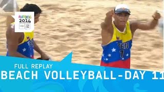 Beach Volleyball  Day 11 SemiFinals Men  Full Replay  Nanjing 2014 Youth Olympics [upl. by Rosita320]