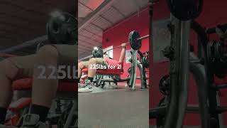 225 on bench fypシ゚viral motivation lifting gymexercises lifters gymmotivation youtubeshorts [upl. by Vita]