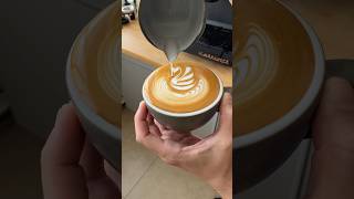 Swan Latte Art 🦢 Like and Subscribe for daily Latte Art videos and tutorials latteeart [upl. by Cordeelia449]