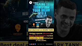 Shark Tank Season 4  SwiggyIndia zomato shorts startup [upl. by Nade197]