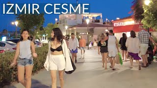 İzmirs Çeşme Evening Stroll Through the Heart of Çeşme 🇹🇷 4K Walk [upl. by Rap293]